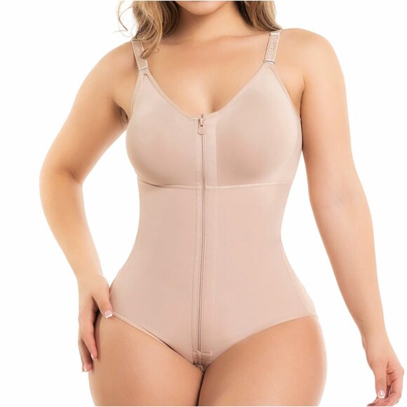 Tops - Fajas Colombiana Tummy Tuck Full Body Slimming Shaper Compression Nude Bodysuit